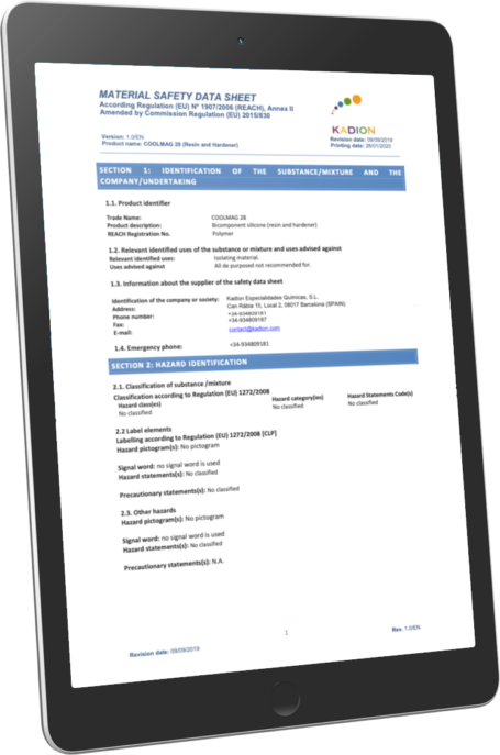MSDS-COOLMAG-28